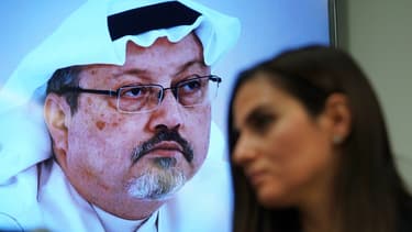 Sherine Tadros, cheffe du bureau d'Amnesty International à New York, parle durant une conférence de presse à l'ONU en octobre 2018