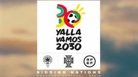 Le logo de la Coupe du monde 2030