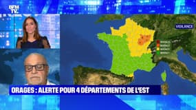 Orages: "Il faut se montrer extrêmement vigilant", prévient Patrick Marlière - 21/08
