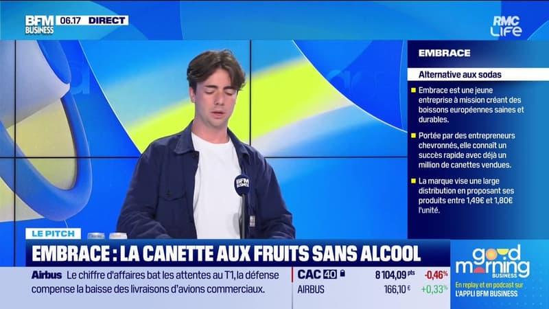 Le Pitch : Embrace, l'alternative durable aux sodas - 29/04
