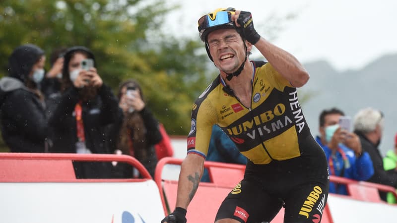 Vuelta (17e étape): victoire et maillot rouge, le coup de force de Roglic