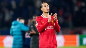 Virgil VAN DIJK lors de PSG-Liverpool, le 05/03/2025
