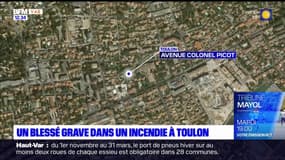 Toulon: un blessé grave dans un incendie
