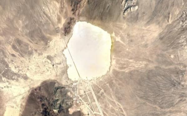 La zone 51, dans le Nevada, est caviardée sur Google Maps