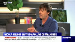 Pour Nicolas Hulot, il faut "opérer la mue d'un système périmé (...) quoi qu'il en coûte"