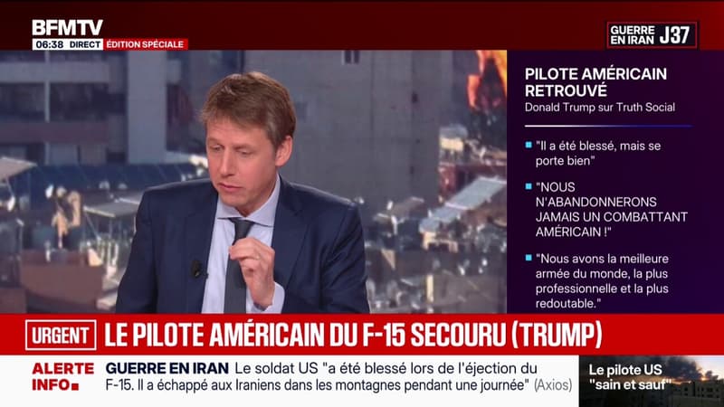 Pilote américain secouru: l'Iran affirme avoir abattu un avion américain lors des opérations de sauvetage