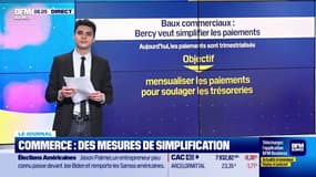 Commerce : des mesures de simplification