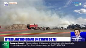 Istres : incendie dans un centre de tri