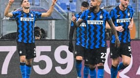 Hakimi buteur avec l'Inter