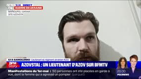 "Nous utilisons les ressources limitées que nous avons rassemblées à Marioupol": un lieutenant du régiment Azov s'exprime sur BFMTV