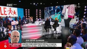 Mis en cause pour son silence après le suicide d'une directrice d'école à Pantin, Jean-Michel Blanquer s'explique