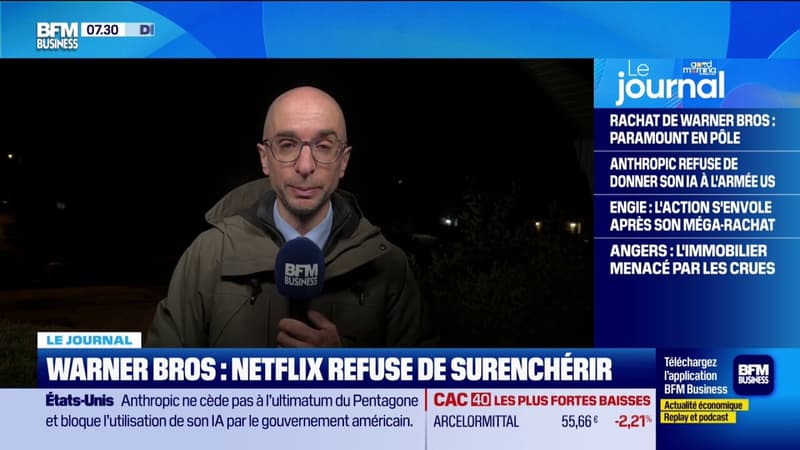 Warner Bros : Netflix refuse de surenchérir