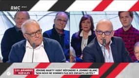 La GG du jour: Jérôme Marty vient répondre à Johnny Blanc, "Non, nous ne sommes pas des enfants gâtés!" - 09/05