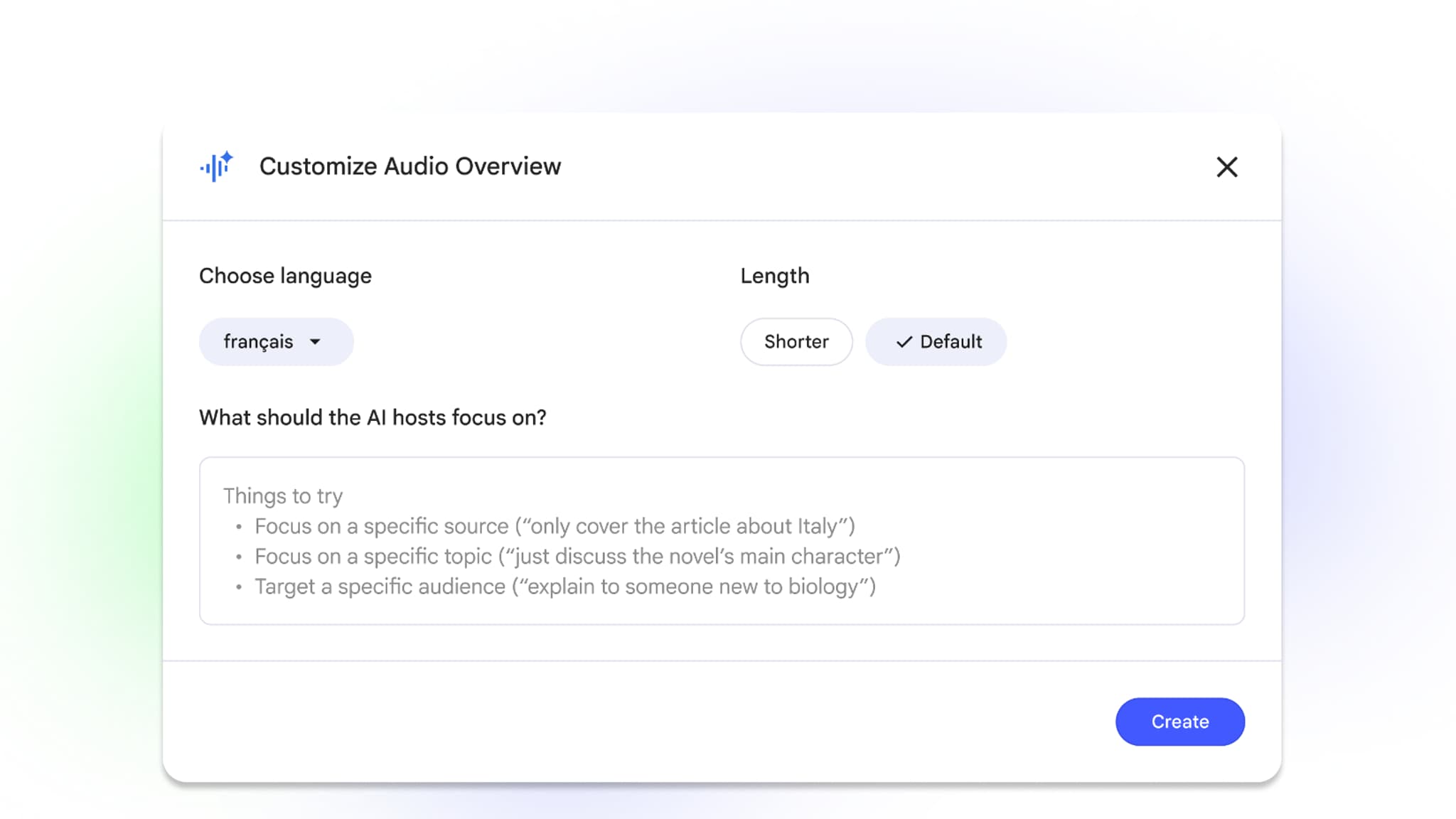 NotebookLM peut générer des vidéos à partir de vos documents dans différentes langues et en version longue ou courte, avec la possibilité de choisir l'angle.