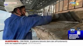 Marseille: un chantier de restauration à la tour du Fanal