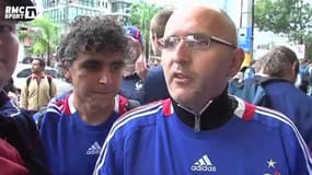 Football / Les supporters en nombre pour accueillir les Bleus - 14/06