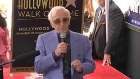 Aznavour aimerait que l’on écoute plus de chansons françaises aux États-Unis
