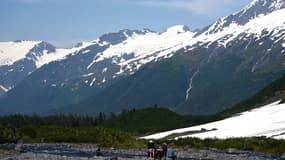 Le glacier de Byron, le 4 juillet