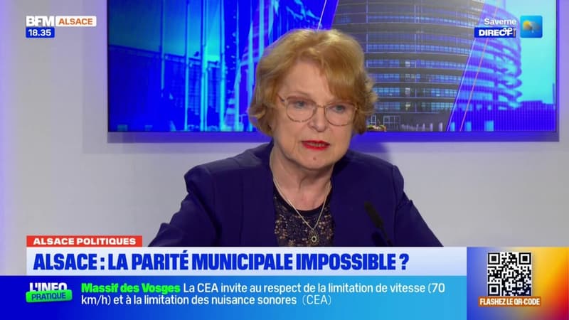 Arlette Bradat, maire de Weckolsheim, déplore la partité forcée par la loi pour les municipales