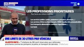Alpes-Maritimes: la préfecture prend des mesures pour limiter les effets de la pénurie de carburant