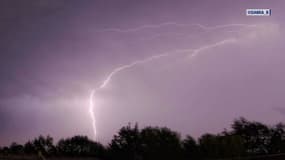 Image de l'orage vu de Bergerac