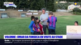 Volonne: Omar Da Fonseca en visite dans le club de football local