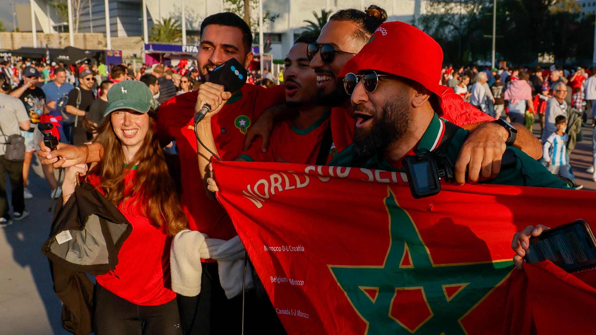 "UN ÉVÉNEMENT HISTORIQUE": SCÈNES DE LIESSE AU MAROC APRÈS LA VICTOIRE EN FINALE DE COUPE DU MONDE U20 CONTRE L'ARGENTINE