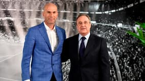 Zinedine Zidane et Florentino Perez