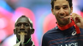Mahiedine Mekhissi et Ezekiel Kemboi