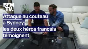 "J'aurais pu faire mieux": les deux Français qui sont intervenus lors de l'attaque au couteau à Sydney, témoignent
