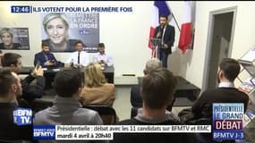 Ils votent pour la première fois