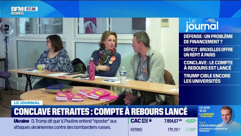 Conclave sur les retraites: le compte à rebours est lancé
