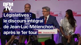  Législatives: le discours de Jean-Luc Mélenchon après le 1er tour en intégralité 