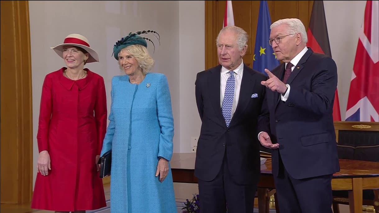 Charles III affirme que le Royaume-Uni et l'Allemagne sont "aux côtés de l'Ukraine"