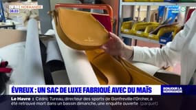 Évreux: des sacs à main de luxe fabriqués avec du maïs