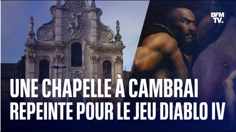 Polémique autour d'une chapelle à Cambrai repeinte pour la sortie du jeu vidéo Diablo IV