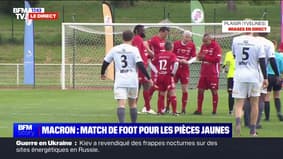 Story 4 : Macron, match de foot pour les Pièces jaunes - 24/04