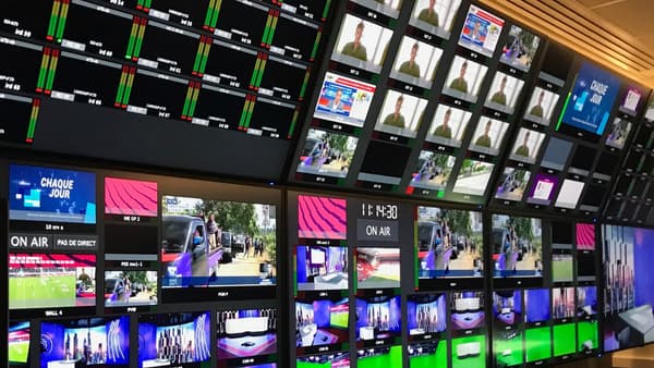 Dans les studios de BFMTV. Dans les studios de BFMTV.