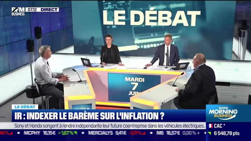 Le débat : IR, indexer le barème sur l'inflation ?, par Jean-Marc Daniel et Nicolas Doze - 07/06