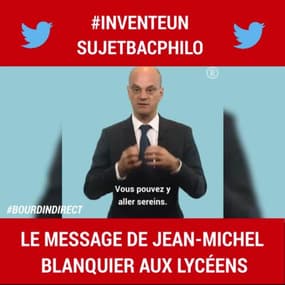 Baccalauréat: le message de Jean-Michel Blanquier aux candidats