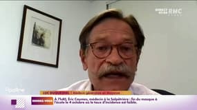 Pass sanitaire: "il ne faut pas lâcher la garde", plante Luc Duquesnel, médecin en Mayenne