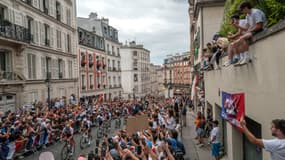 La course olympique à Montmartre, le 3 août 2024