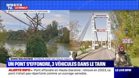 Un pont s'effondre, 3 véhicules dans le Tarn (2) - 18/11