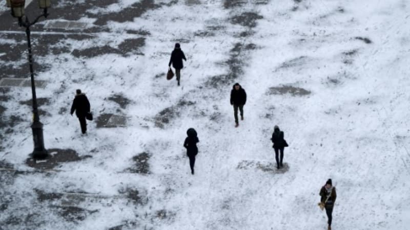 Nous sommes le 30 avril, et il neige en Normandie