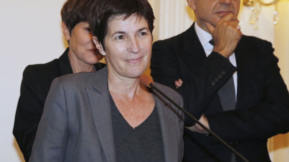 Christine Angot le 2 novembre 2015 à Paris