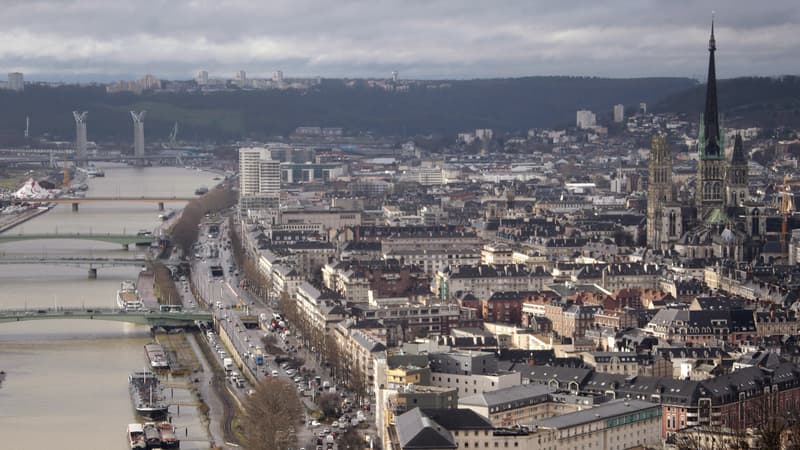 La ville de Rouen.