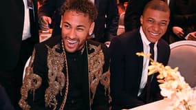 Neymar et Kylian Mbappé
