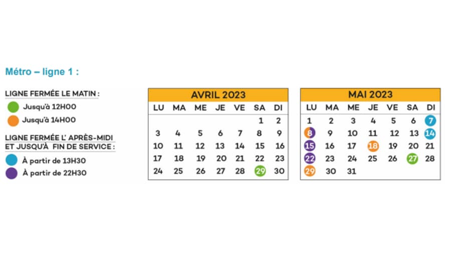 La circulation sera perturbée sur la ligne 1 du métro de la métropole européenne de Lille 