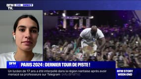 Parade des Champions: "Je loupe une coupe du monde pour venir ici à Paris", confie Angèle Hug (vice-championne olympique de kayak cross)