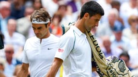 Roger Federer et Novak Djokovic